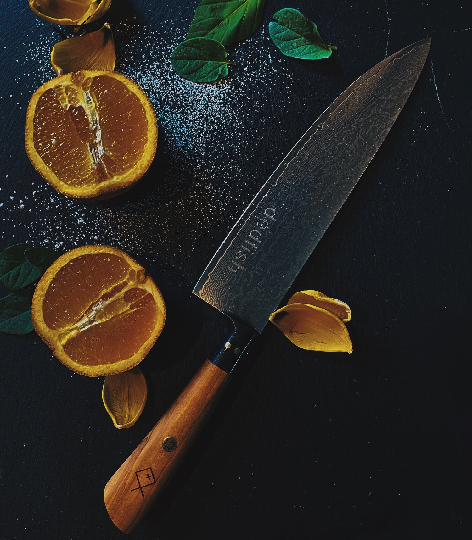 Japanese Damascus Steel Chef Knife – dedfish co